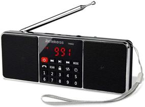 img 4 attached to 📻 Retekess TR602 Digital Radios: Portable AM/FM Stereo Rechargeable Radio with TF USB Port - Perfect for Home or Outdoor Listening
