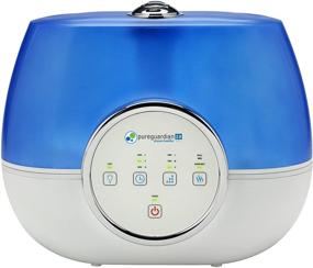 img 4 attached to ✨ Optimized for SEO: PureGuardian H4810AR Ultrasonic Warm & Cool Mist Humidifier, 120 Hours Runtime, 2 Gallon Tank, 600 Sq. Ft. Coverage, Large Room – Silent, Filter-Free, SilverClean Treated Tank, Essential Oil Tray