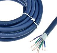 conext link msc918-20: 20 ft. 9-conductor blue speed wire 🔵 primary wire speaker cable, 18 awg gauge, 100% ofc copper stranded trailer logo