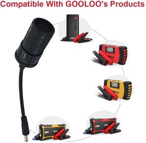 img 1 attached to GOOLOO 12V Cigarette Lighter Socket Adaptor for Air Compressor and Jump Starter Series by GOOLOO