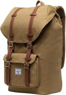 herschel little america mid volume grey backpack: versatile backpacks for adults and kids logo