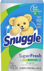 img 2 attached to 🌬️ Snuggle Plus Super Fresh Fabric Softener Dryer Sheets: 70-Pack with Static Control & Odor Eliminating Technology