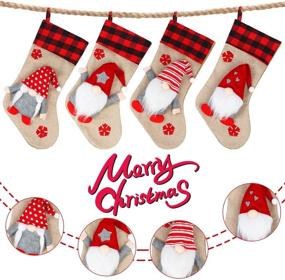 img 2 attached to Airyard Christmas Stockings Pack Personalized