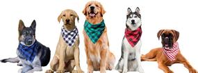 img 2 attached to HuskyLove Reversible Washable Kerchief Accessories Dogs