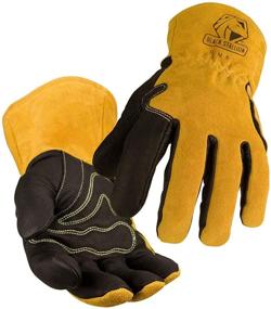 img 4 attached to 🧤 BSX BM88 Xtreme Small Pigskin MIG Welding Gloves for Black Stallion brand