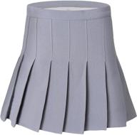 tremour pleated single tennis skirts women's clothing logo