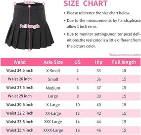 img 3 attached to Tremour Pleated Single Tennis Skirts Women's Clothing