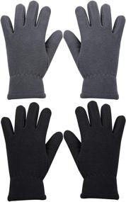 img 4 attached to 🧤 Cooraby Boys' Winter Gloves - Essential Cold Weather Accessories and Supplies