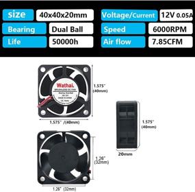 img 3 attached to Wathai 40Mm Bearing Brushless Cooling