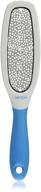 🦶 denco easy grip heavy duty foot smoother - effortless exfoliation for smooth feet, white & blue - 1 count logo