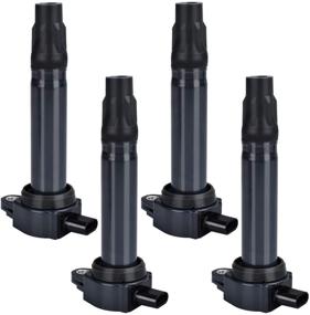 img 4 attached to 🔥 Ignition Coil Pack of 4 Replacement for Dodge Avenger Journey Caliber, Jeep Compass Patriot, Chrysler 200 Sebring Cirrus - High Quality, 2.4L 2.2L 1.8L, 2007-2017 - UF557, 5C1644, 4606824AB