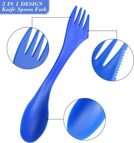 img 3 attached to Camping Plastic Utensils Outdoor Activities