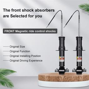 img 3 attached to 🚗 Pair of Front Shocks Absorbers Struts w/Magnetic for GM Cadillac Escalade ESV Chevy Tahoe Suburban Silverado GMC Sierra 1500 Yukon XL Denali (2015-2021)