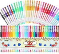 🖍️ Caliart 32 Colors Gel Pen Set: Vibrant Gel Markers with…