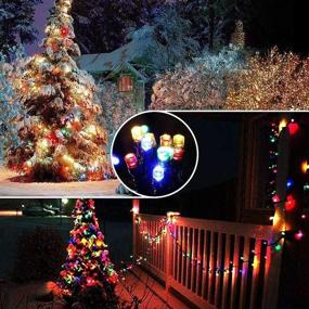 img 4 attached to 🎄 UL Certified 67Ft 200 LED Christmas String Lights - Warm White to Multicolor - Ideal for Home Patio, Garden, Party, Wedding, Christmas Tree Outdoor Indoor Decorations - Fairy Lights with Plug-in