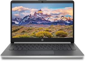 img 3 attached to 💻 HP 14" HD Intel N4000 Laptop + 1 Year Microsoft Office, Silver, Windows 10 | 4GB RAM 64GB eMMC Webcam | 14-14.99 inches (7MP91UA)