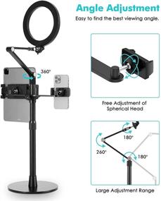 img 1 attached to Adjustable Overhead Compatible Recording Streaming