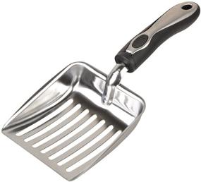 img 4 attached to Stainless Steel Homestead Cat Litter Box Scoop - Medium Size, 10.5 x 4.2 x 1.2 Inches