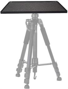 img 4 attached to 📽️ 11x15in Projector and Laptop Tray Platform Holder for Tripod Stand Mount - Ideal for Meeting Rooms, Studio, Outdoor, Classrooms, and Stage (Tray Only)