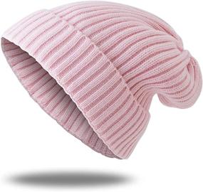 img 4 attached to Zando Slouchy Striped Winter Beanie Outdoor Recreation