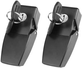 img 4 attached to 🔒 Premium Front Hood Latch Lock Set with Keys for 2007-2018 Jeep JK Wrangler & Unlimited