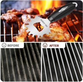 img 3 attached to 🔥 MIERXN Grill Scraper - Wire Brush Alternative - Top BBQ Cleaner for Safe & Effective Grill Grates Cleaning - Essential Barbecue Tool & Accessories