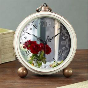 img 3 attached to GIRLSIGHT Decorative Non Ticking Clock 093 Three Centerpiece