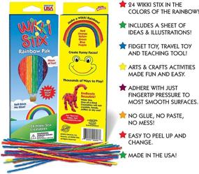 img 2 attached to 🌈 Colorful Creativity: WikkiStix 603 Rainbow Pak Unleashes Endless Imagination!