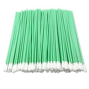 img 4 attached to 🧽 SAKOLLA 100Pcs Foam Tip Cleaning Swabs - 6.3" Texwipe TX761 Long Handle Polyester Swab for Inkjet Printers, Printheads, Cameras, Cleanrooms, Optical Lenses, Guns, PCBs, Electronics, Optics