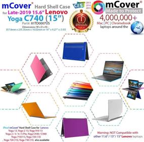 img 3 attached to MCover Lenovo Fitting Laptops Yoga_C740_15 Laptop Accessories in Bags, Cases & Sleeves