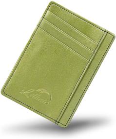 img 4 attached to 💼 Lethnic Wallet Pocket Minimalist Window: Sleek Men's Accessories for Effortless Style