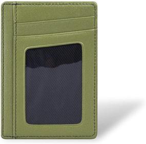 img 3 attached to 💼 Lethnic Wallet Pocket Minimalist Window: Sleek Men's Accessories for Effortless Style