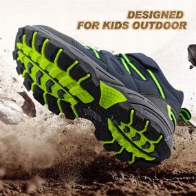img 2 attached to 👞 Kids Outdoor Adventure Hiking Boots for Boys and Girls - Brooman Shoes