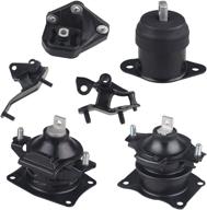 🔧 jdmon 6pcs engine motor & transmission mount set for honda accord 2.4l 2003-2007 (a4509 a4510 a4516 a4517 a4526hy a4542 compatible) logo