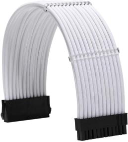 img 3 attached to FormulaMod Sleeve Extension Power Supply Cable Kit 18AWG ATX 24P EPS 8-P PCI-E8-P With Combs For PSU To Motherboard/GPU (White)