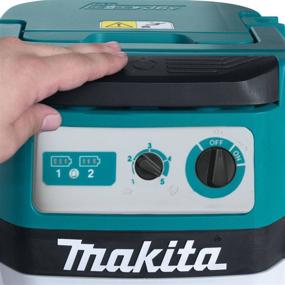 img 3 attached to Makita XCV06Z 18V X2 LXT Бесщеточный беспроводной пылесос для сухой/влажной уборки – только инструмент