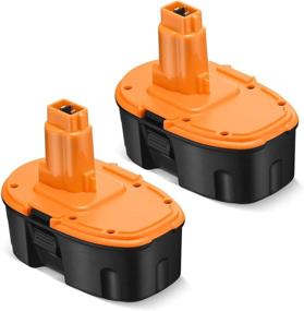 img 4 attached to High Capacity 3.8Ah 18V Replacement Battery Pack (2-Pack) Compatible with Dewalt 18 Volt Battery XRP DC9096 DC9099 DC9098 DW9099 DW9098 Cordless Power Tools