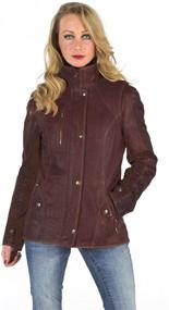 img 4 attached to Womens Professional Lambskin Leather Jacket Women's Clothing