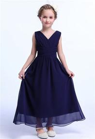 img 2 attached to 👗 Stylish Junior Bridesmaid Dresses - Happiness Rose Clothing Collection