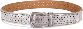 img 1 attached to Womens Wemi Western Cowgirl Studded Women's Accessories for Belts