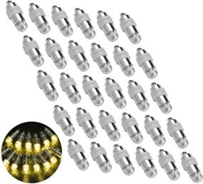img 4 attached to Lystin 30 Pack LED Party Lights Decoration Light For Paper Lantern Balloon Wedding Halloween Floral Party Festival Decoration LED Balloon Lights