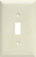 🏠 enhance your home décor with powergear, light almond oversized wall plate cover - unbreakable, 1-gang design, 3.1" x 4.9" - screws included (model 40054) логотип