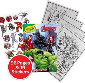 img 3 attached to 🖍️ Crayola Avengers Coloring Sticker Pages