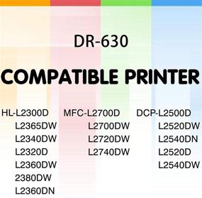 img 2 attached to 🖨️ (1-Pack) Green Toner Supply Compatible DR630 Drum Unit Replacement - Drum Only - for DCP-L2520DW DCP-L2540DW MFC-L2700DW MFC-L2740DW Printer