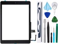 🛠️ high-quality t phael black digitizer repair kit for ipad 9.7" 2018 ipad 6 6th gen a1893 a1954: touch screen digitizer replacement with home button + tools logo