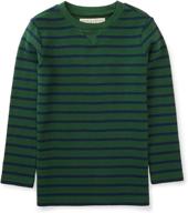 organic boys' clothing: stylish & sustainable tops, tees & shirts by hope henry thermal sleeve logo