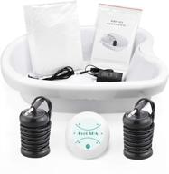 veicomtech ionic foot bath detox machine: cleanse & rejuvenate with home spa, salon-quality beauty treatment (2 arrays, 100 liners) logo