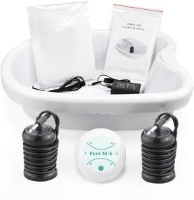 img 4 attached to Машина для детоксикации Veicomtech Ionic Foot Bath: очищение и омоложение с помощью домашнего спа, процедура качества салона красоты (2 Аэррея, 100 лайнеров)