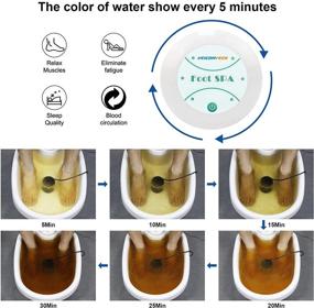 img 2 attached to Машина для детоксикации Veicomtech Ionic Foot Bath: очищение и омоложение с помощью домашнего спа, процедура качества салона красоты (2 Аэррея, 100 лайнеров)