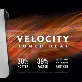 img 1 attached to 🔥 White Vornado Velocity 3 Space Heater | 3 Heat Settings, Adjustable Thermostat, Advanced Safety Features